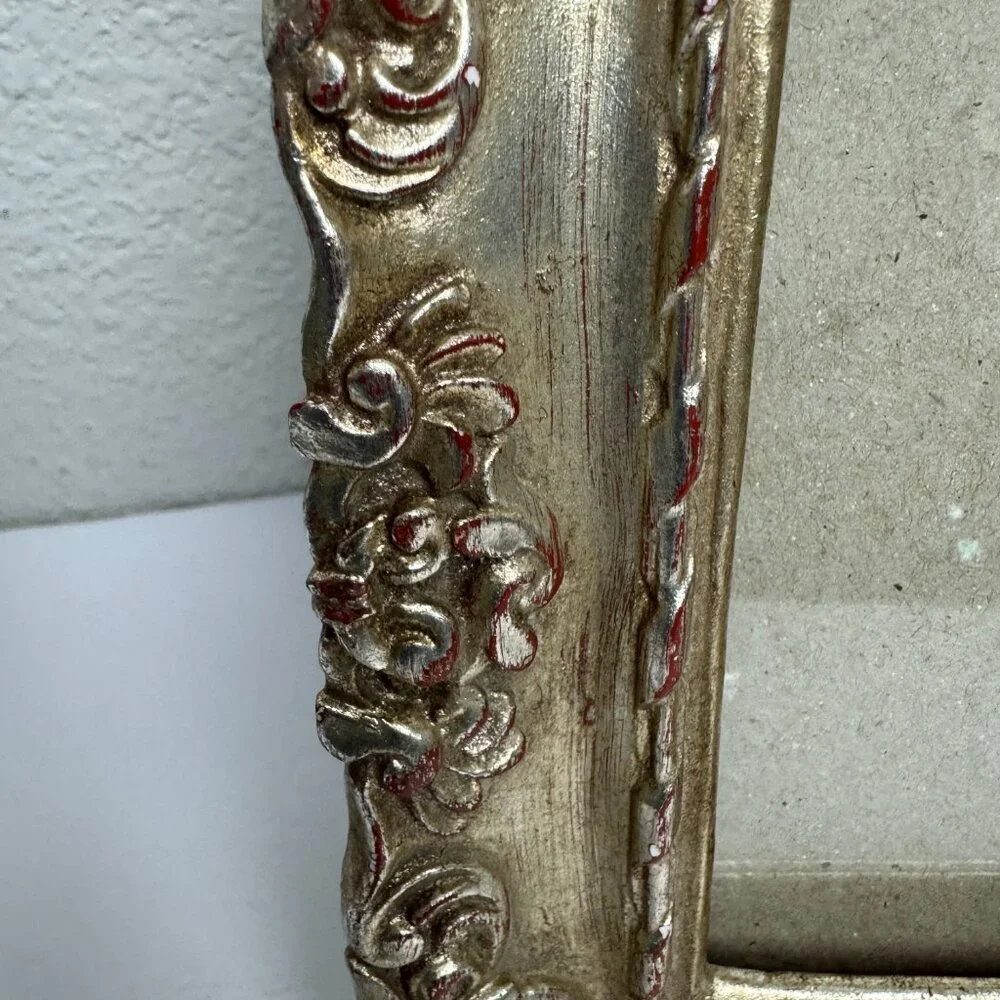 Vintage Victorian Style Golden Color Patina Photo Picture Frame